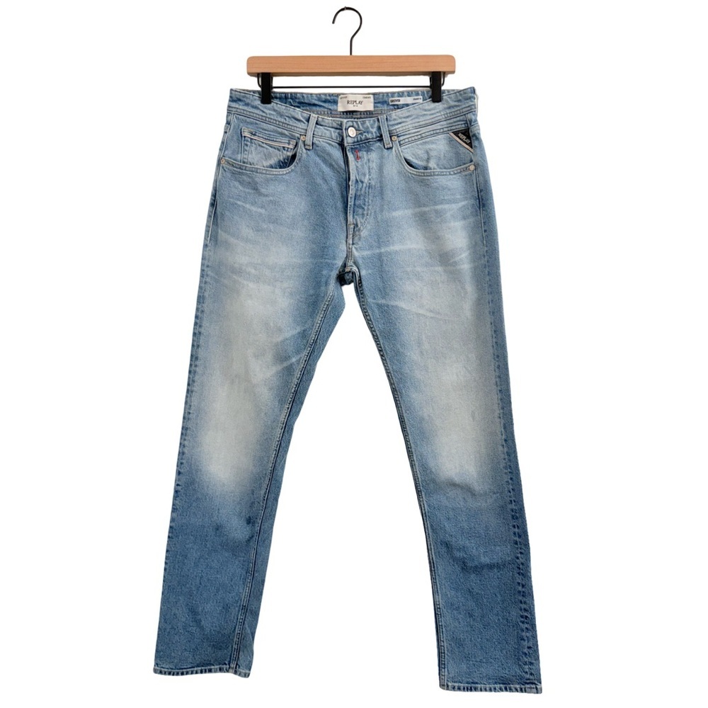 Replay Light Blue Slim Jeans